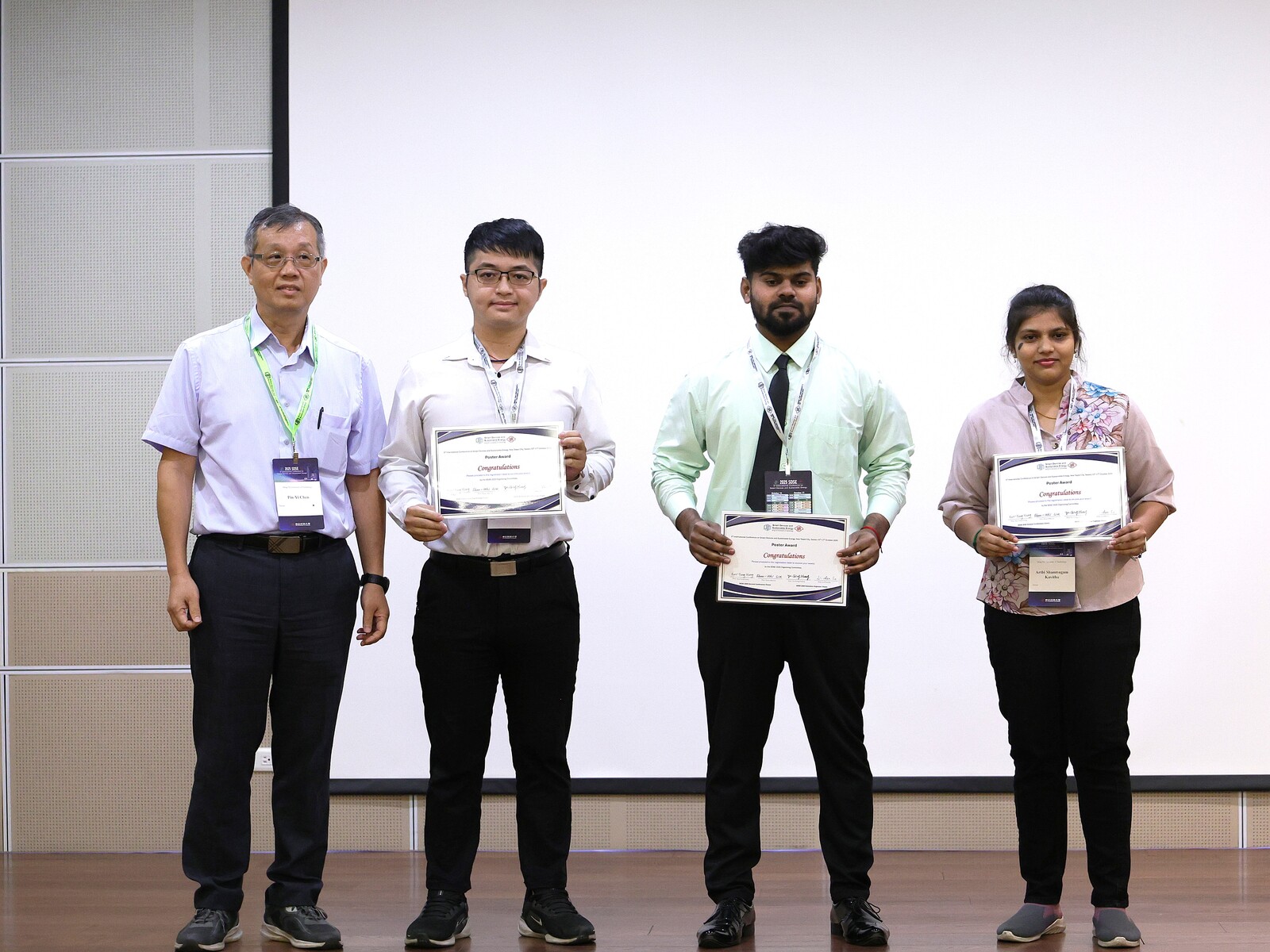 學生陳彥廷參加 SDSE 2025 第三屆永續能源與智慧元件國際研討會 榮獲 Special Award圖片